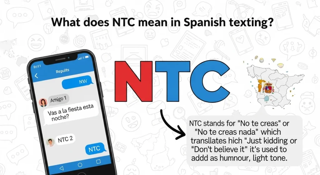 What Does NTC Mean in Spanish Texting?