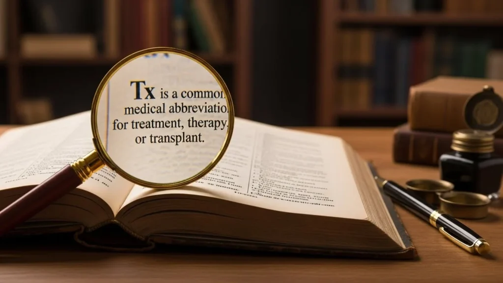 what does tx mean in medical terms