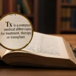 what does tx mean in medical terms