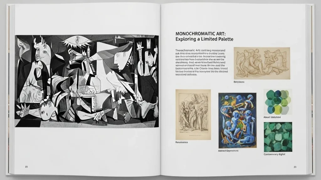 what does monochromatic mean in art