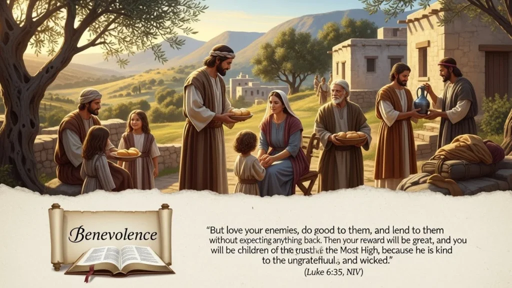 what does benevolence mean in the bible
