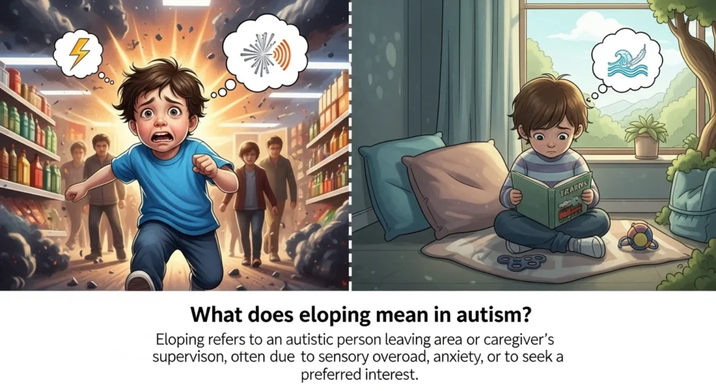 what does eloping mean in autism