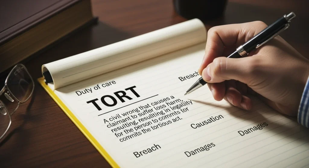 what does tort mean in law
