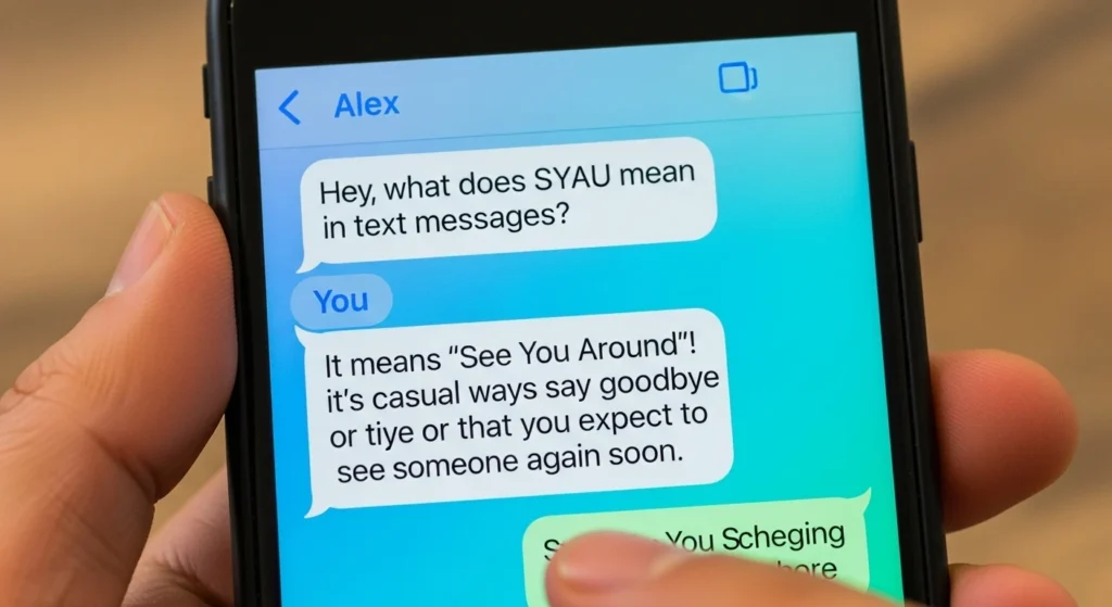 What Does SYAU Mean in Text Messages