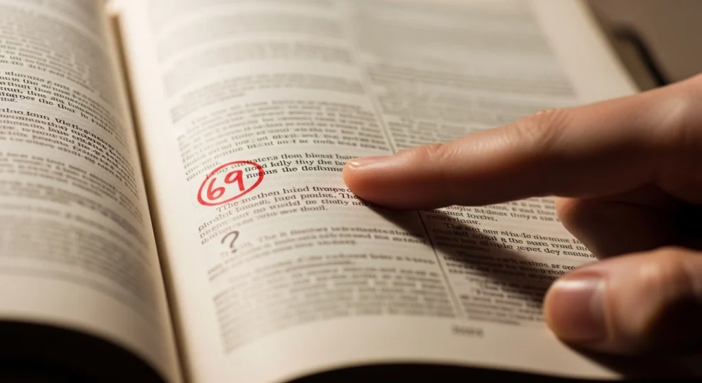 what does 69 mean in the bible