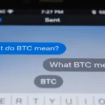 what do btc mean in text