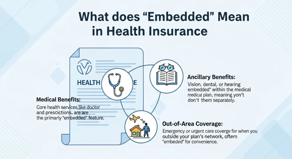 what does embedded mean in health insurance