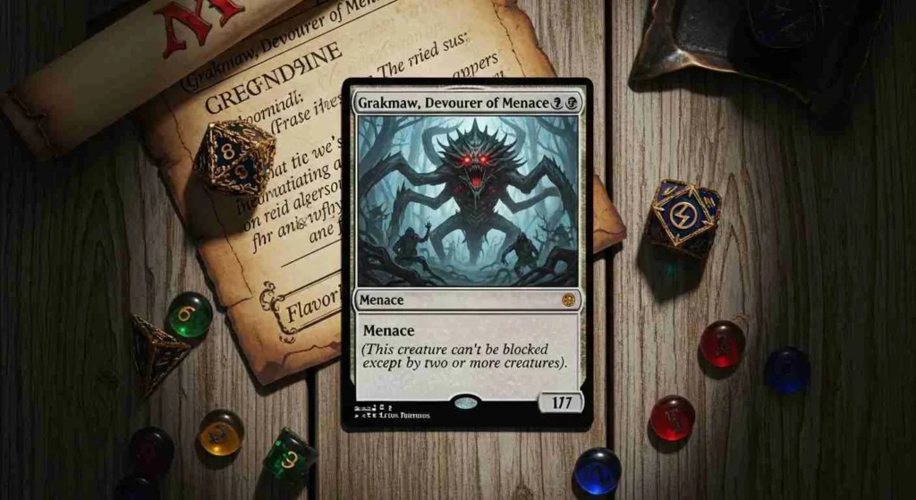 what does menace mean in magic the gathering