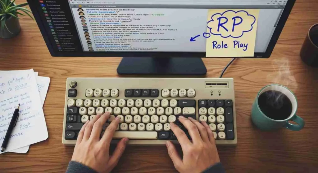what does rp mean in text