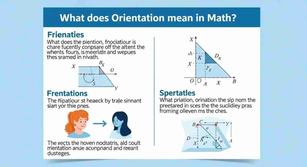 what does orientation mean in math